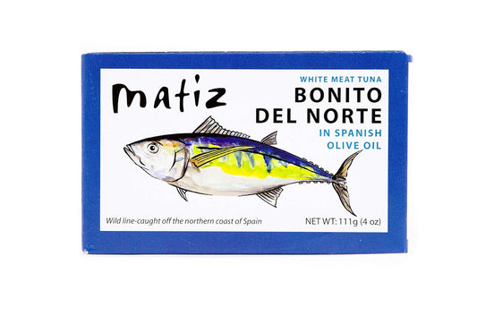 Matiz-España-Bonito-Del-Norte,-4-Ounce,-White-Meat-Tuna-in-Olive-Oil-356