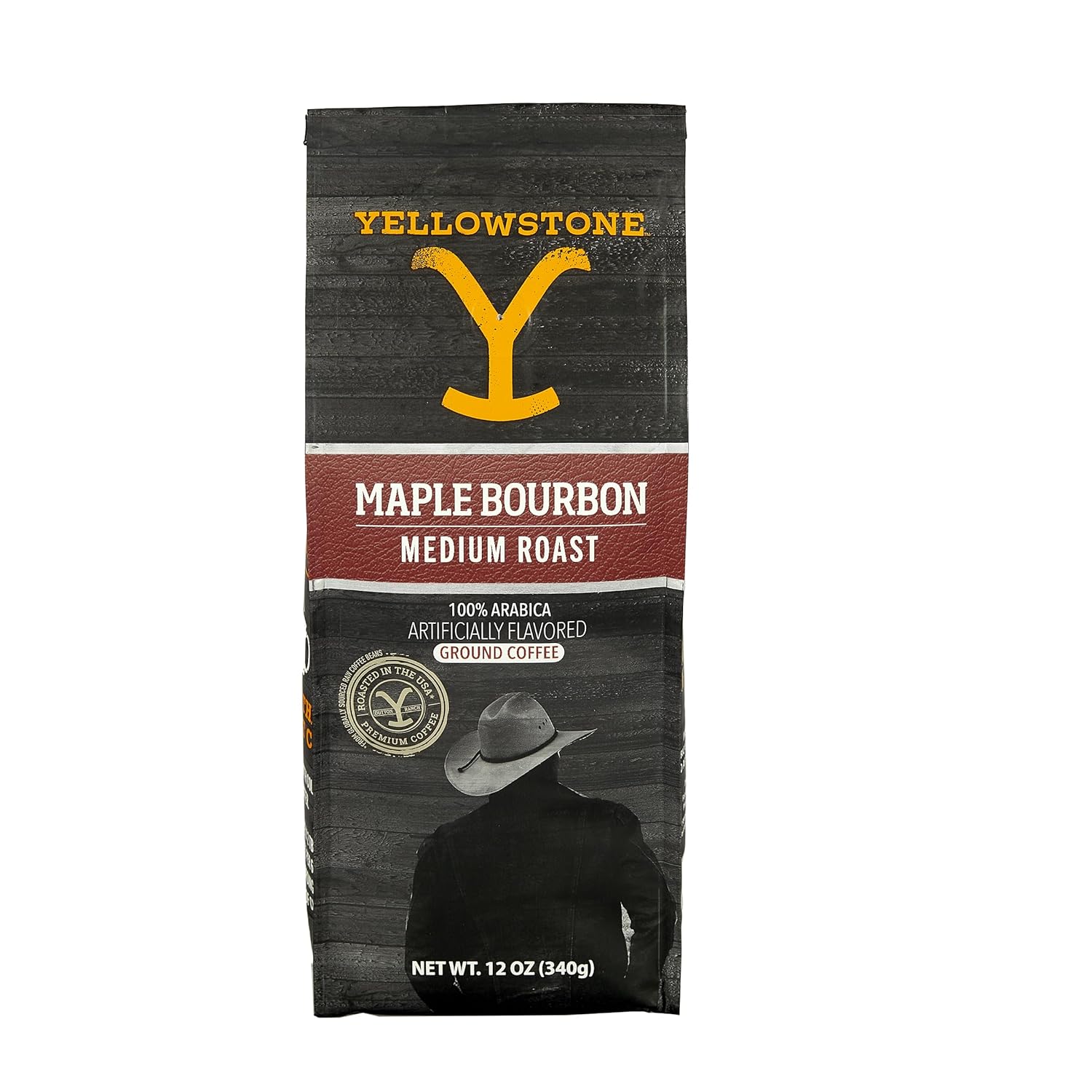 Yellowstone-Maple-Bourbon-Medium-Roast-Coffee,100%-Arabica-Ground-Coffee,-12-oz.-----2282