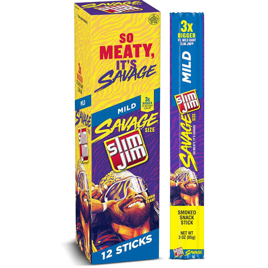 Slim-Jim-Savage-Mild-Flavor-Smoked-Meat-Snack-1190