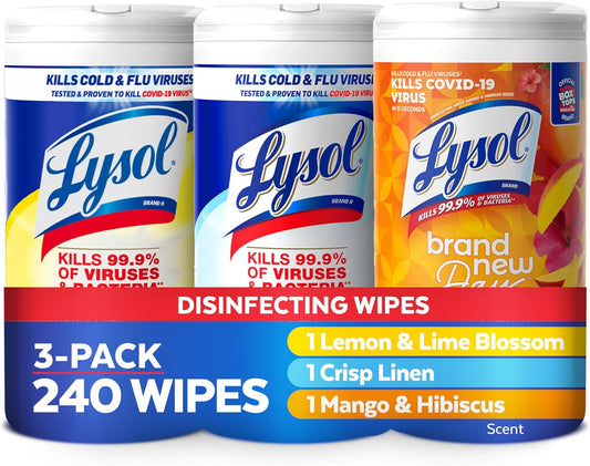 Lysol-Disinfectant-Wipes-Bundle,-Dorm-Room-Essentials,-Multi-Surface-Cleaning-Wipes,-For-Disinfecting-&-Cleaning,-Lemon-2012
