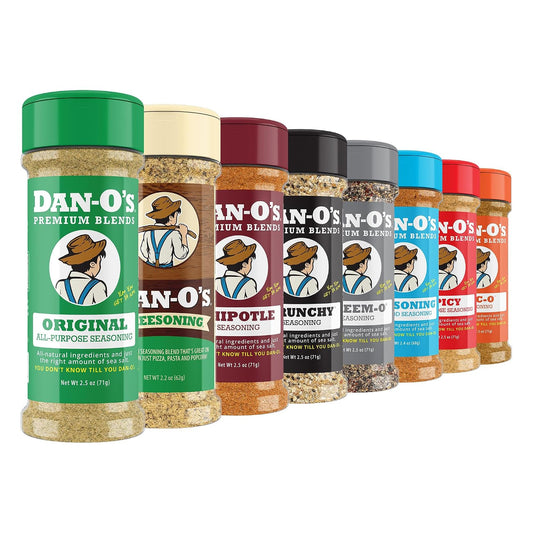 Dan-O’s-Seasoning-Variety-Pack-–-8-Bottle-Set-(Extra-Small-Bottles)-–-Original,-1921