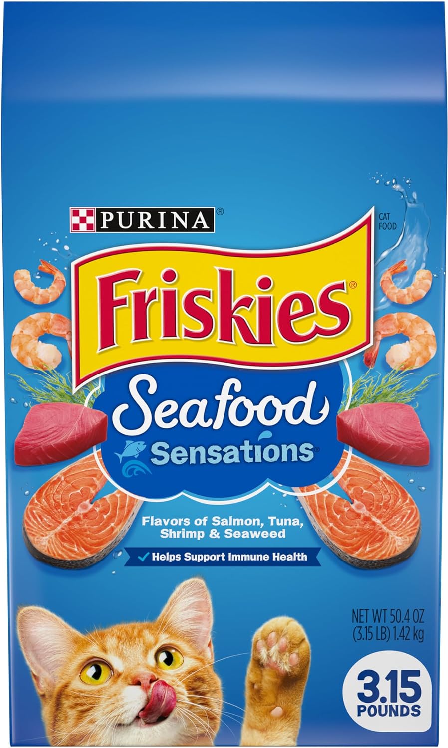 Friskies-Dry-Cat-Food,-Seafood-Sensations---3.15-2176