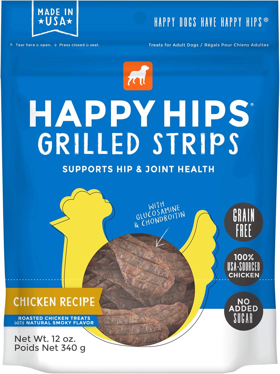 Happy-Hips-Grilled-Dog-Treats,-Chicken,-12-oz.-Pouch----1411