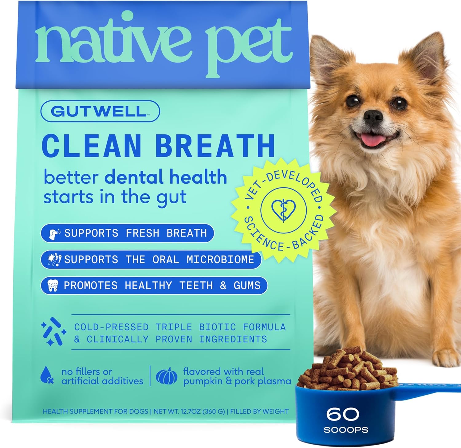 Native-Pet-GutWell-Clean-Breath---Dog-Breath-Freshener-&-Dog-Powder-545