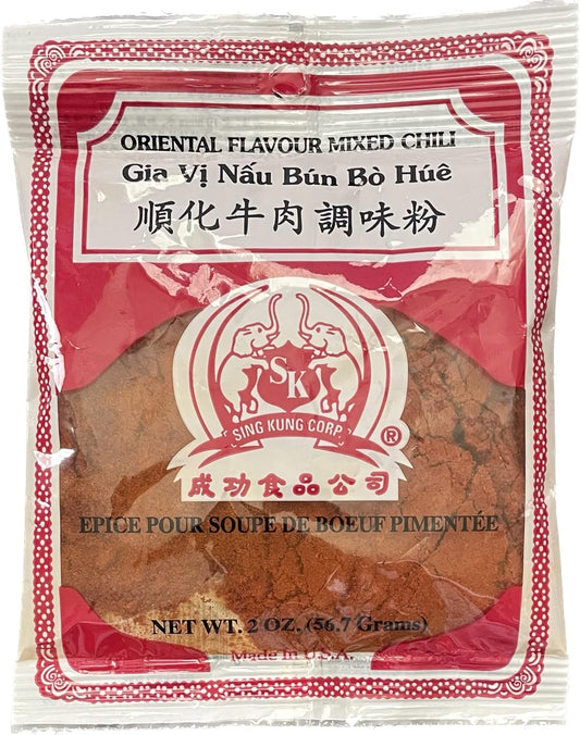 Condimento-mixto-de-Chili-Bun-Bo-Hue-de-sabor-oriental,-onzas-55