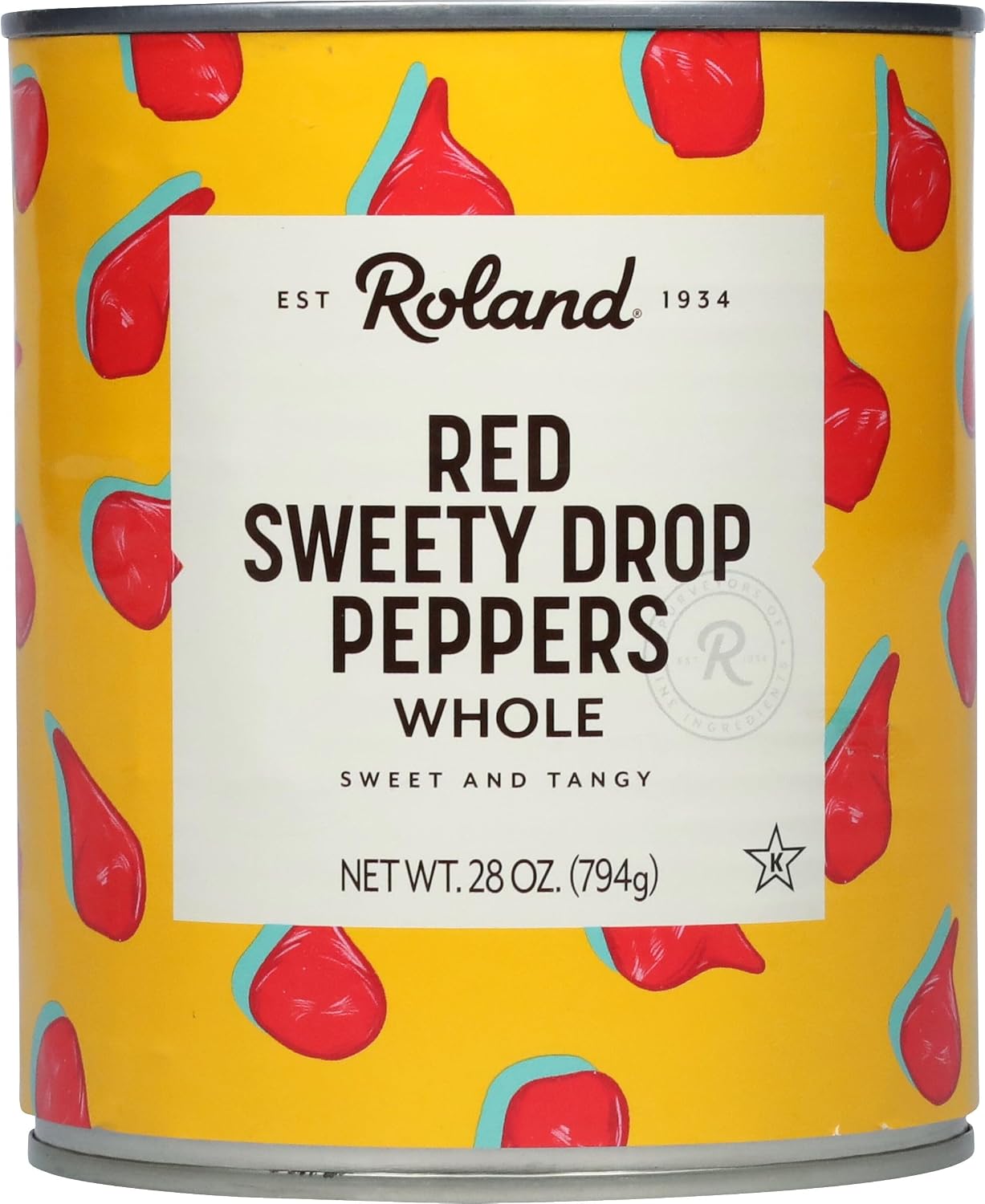Roland-Foods-Red-Sweety-Drop-Peppers,-Specialty-Imported-Food,-28-Ounce-Can,-960