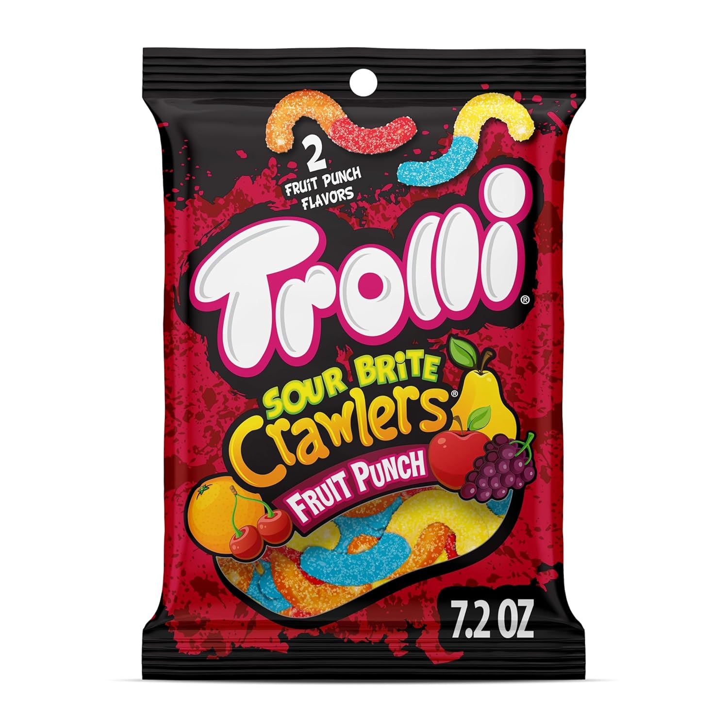 Trolli-Sour-Brite-Crawlers,-Candy,-Fruit-Punch,-Sweet-2875
