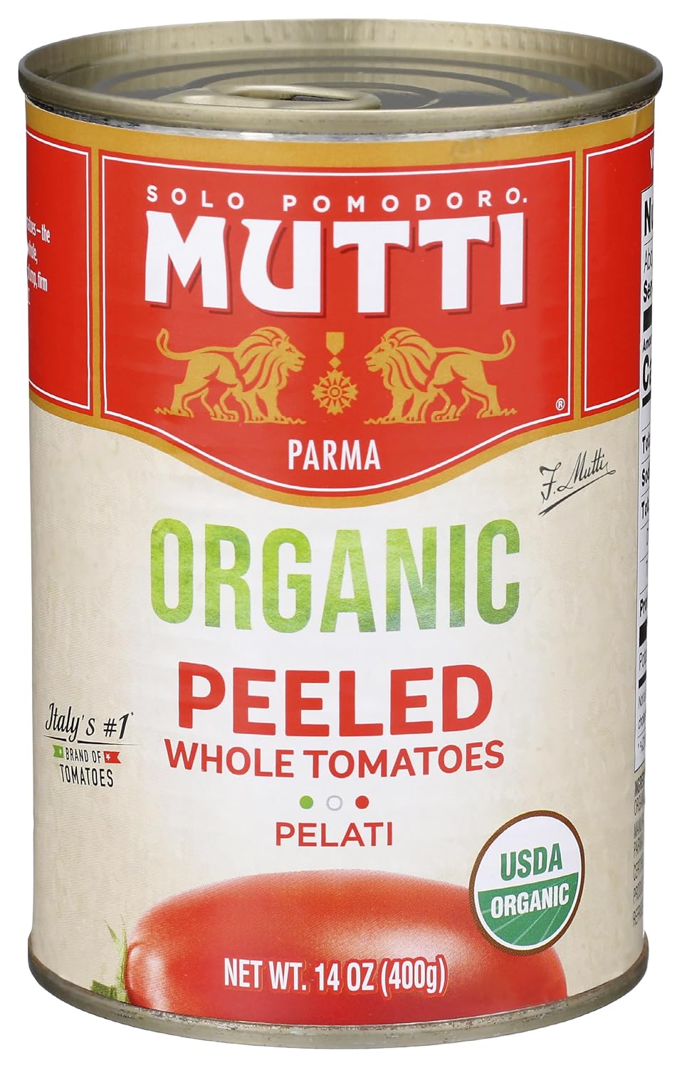 Mutti?Organic-Whole-Peeled-Tomatoes?(Pelati),-14-oz.-|-6-Pack-|-Italy’s-#1-668