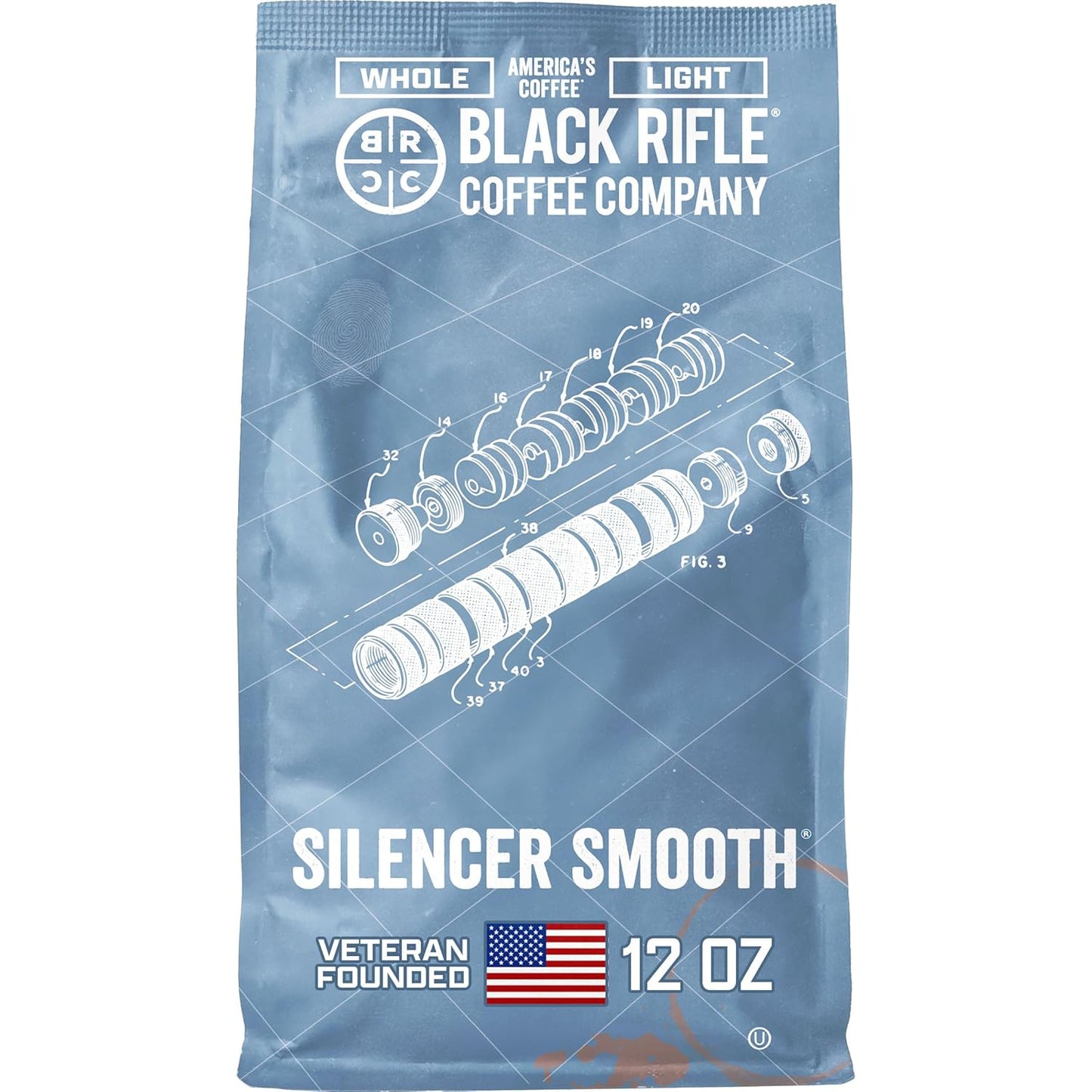 Black-Rifle-Coffee-Company-Silencer-Smooth,-12oz-Bag,-Whole-Bean-Light-Roast---2777