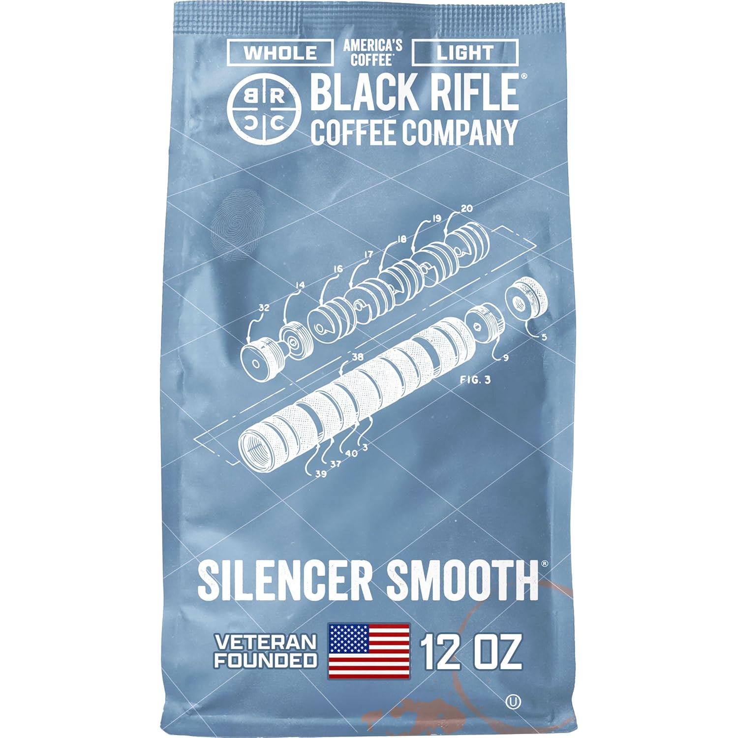 Black-Rifle-Coffee-Company-Silencer-Smooth,-12oz-Bag,-Whole-Bean-Light-Roast---2777