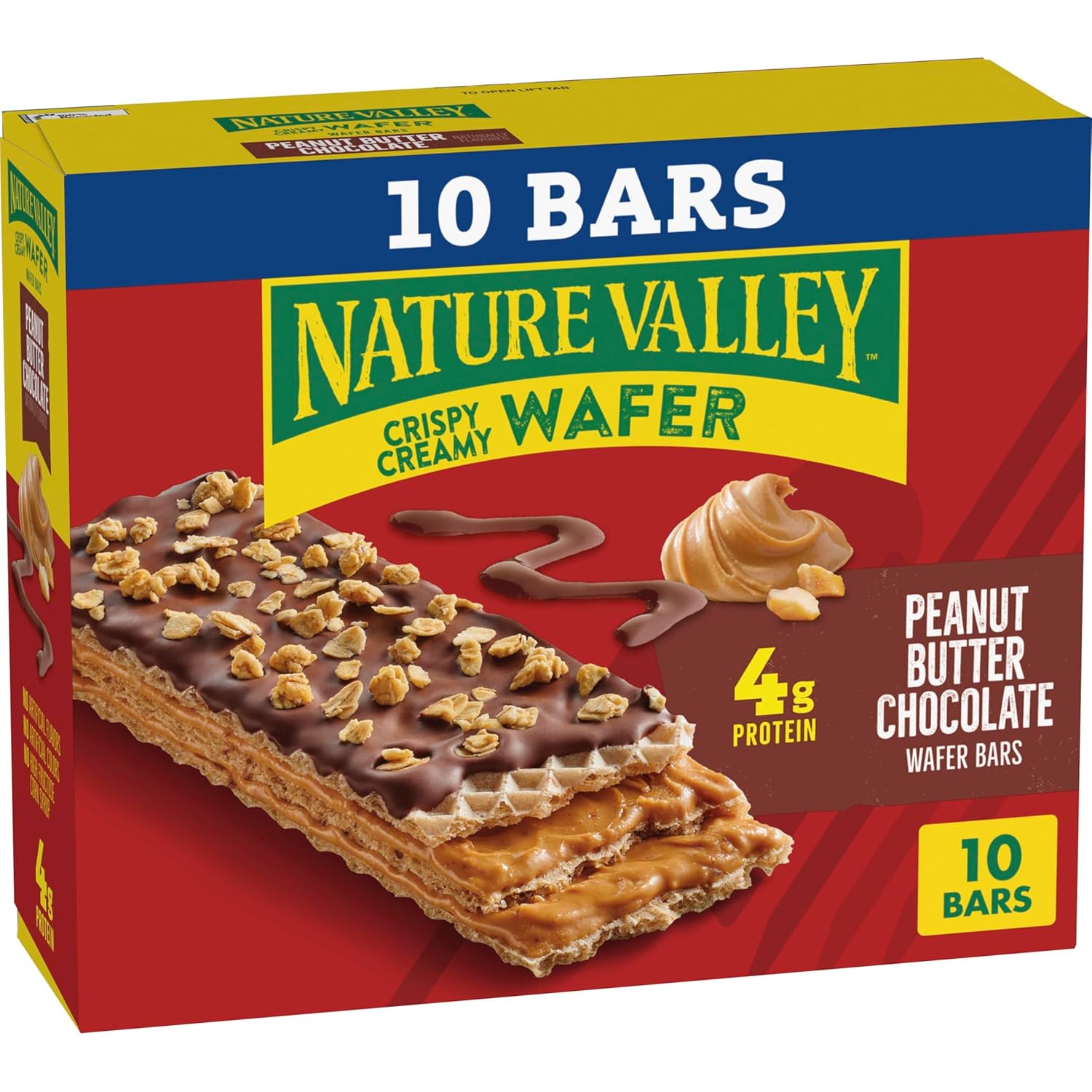 Nature-Valley-Creamy-Wafer-Bars,-Peanut-Butter-Chocolate,-13-oz,-10--ct-|-4g-Crispy-2501