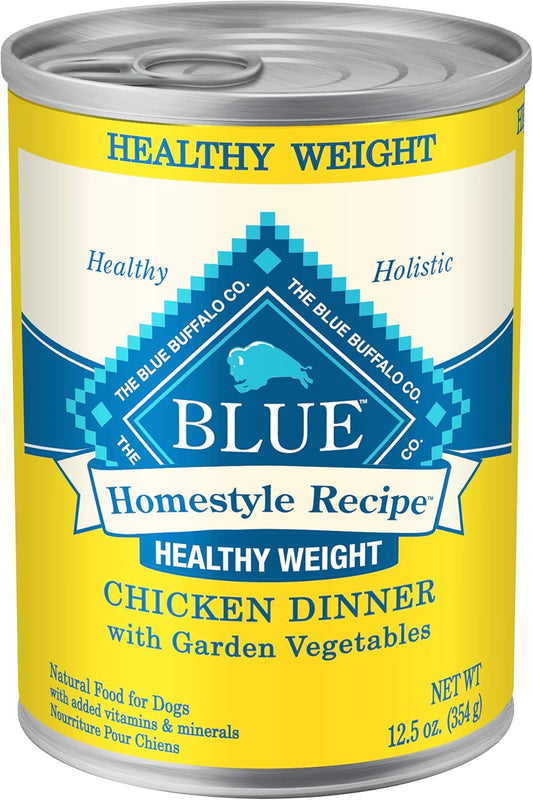 Blue-Buffalo-Homestyle-Recipe-Natural-Adult-Healthy-Weight-Wet-Dog-Food,-Chicken-12.5-oz-2393