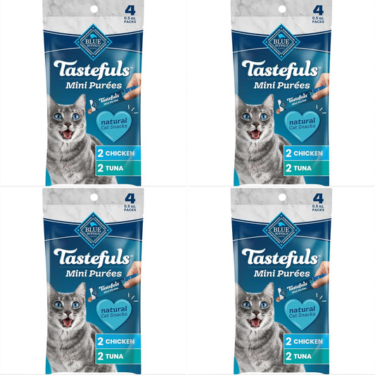 Blue-Buffalo-Tastefuls-Mini-Purées,-Adult-Cat-Natural-Single-Serving-Snack,-4-Count-Variety-Pack-555