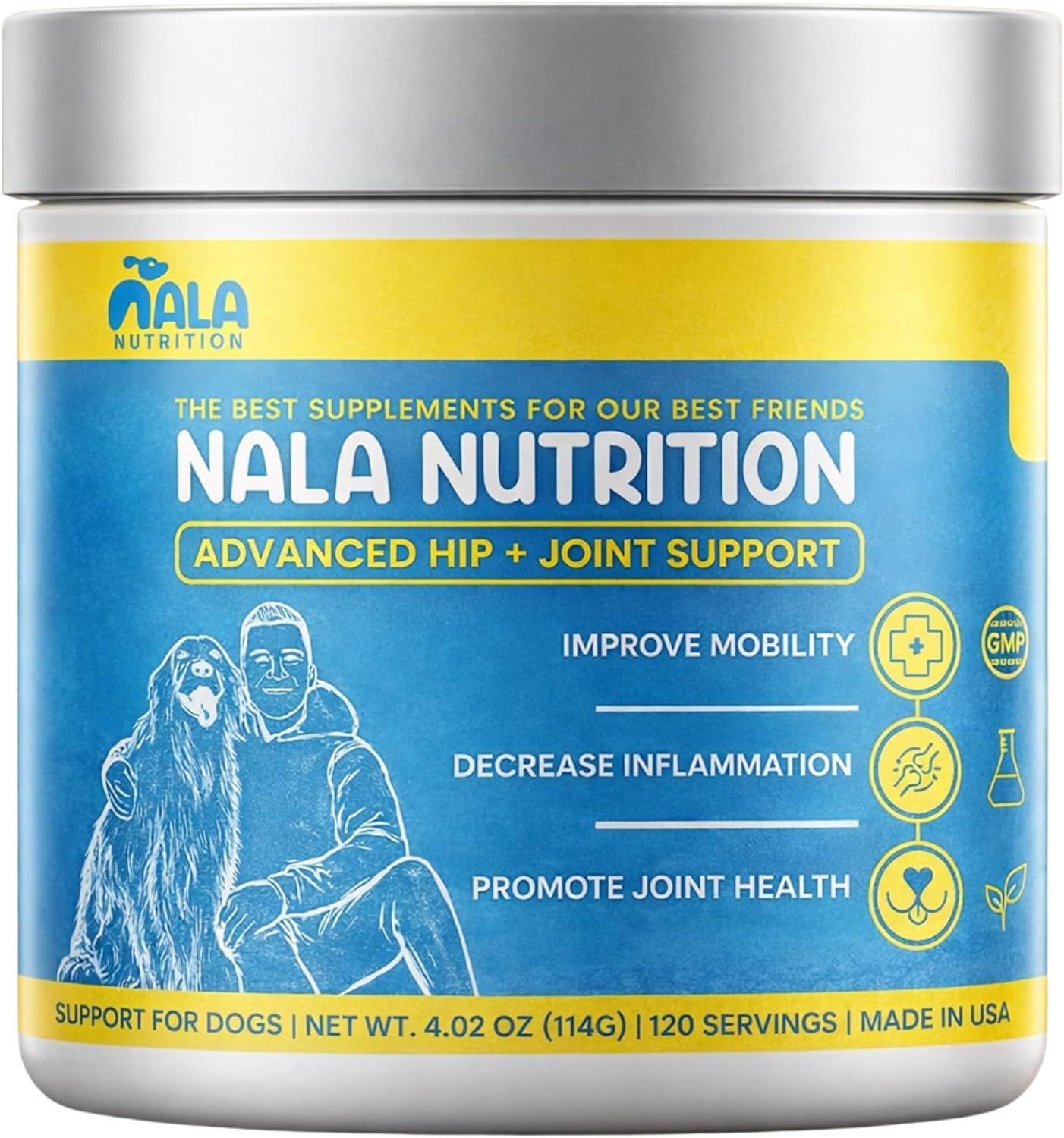 Dog-Hip-and-Joint-Supplement---with-Vitamins,-Glucosamine-and-Chondroitin-|-Pet-508