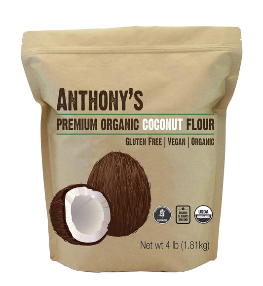 Anthony's-Harina-de-coco-orgánica,-4-libras,-probada-por-sin-973