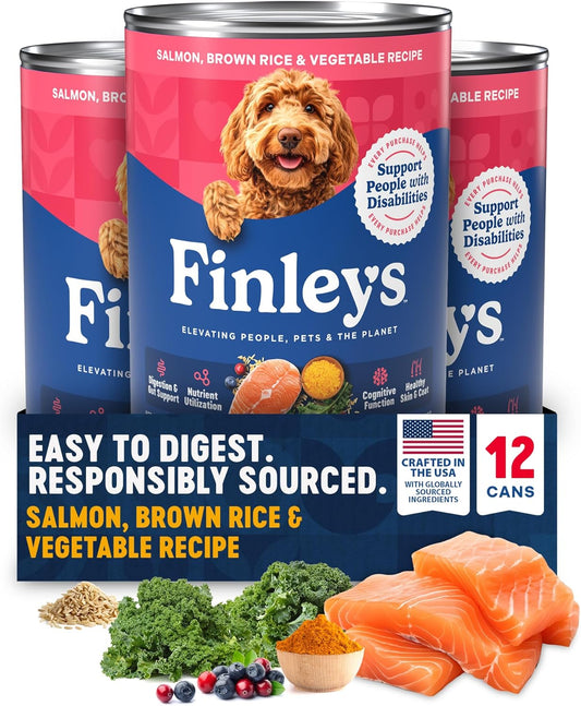 Finley's-Wet-Dog-Food,-Salmon,-Brown-Rice-&-Vegetable-Pate,-Real-Ingredients,-Canned-288