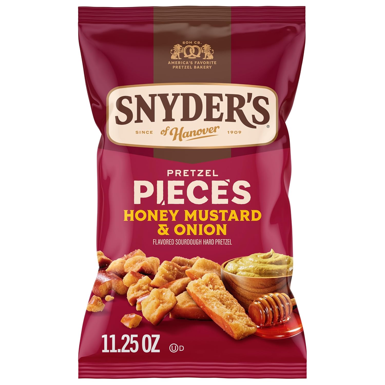 Snyder's-of-Hanover-Honey-Mustard-&-Onion-Flavored-Pretzel-Pieces,-11.25--Oz----2403
