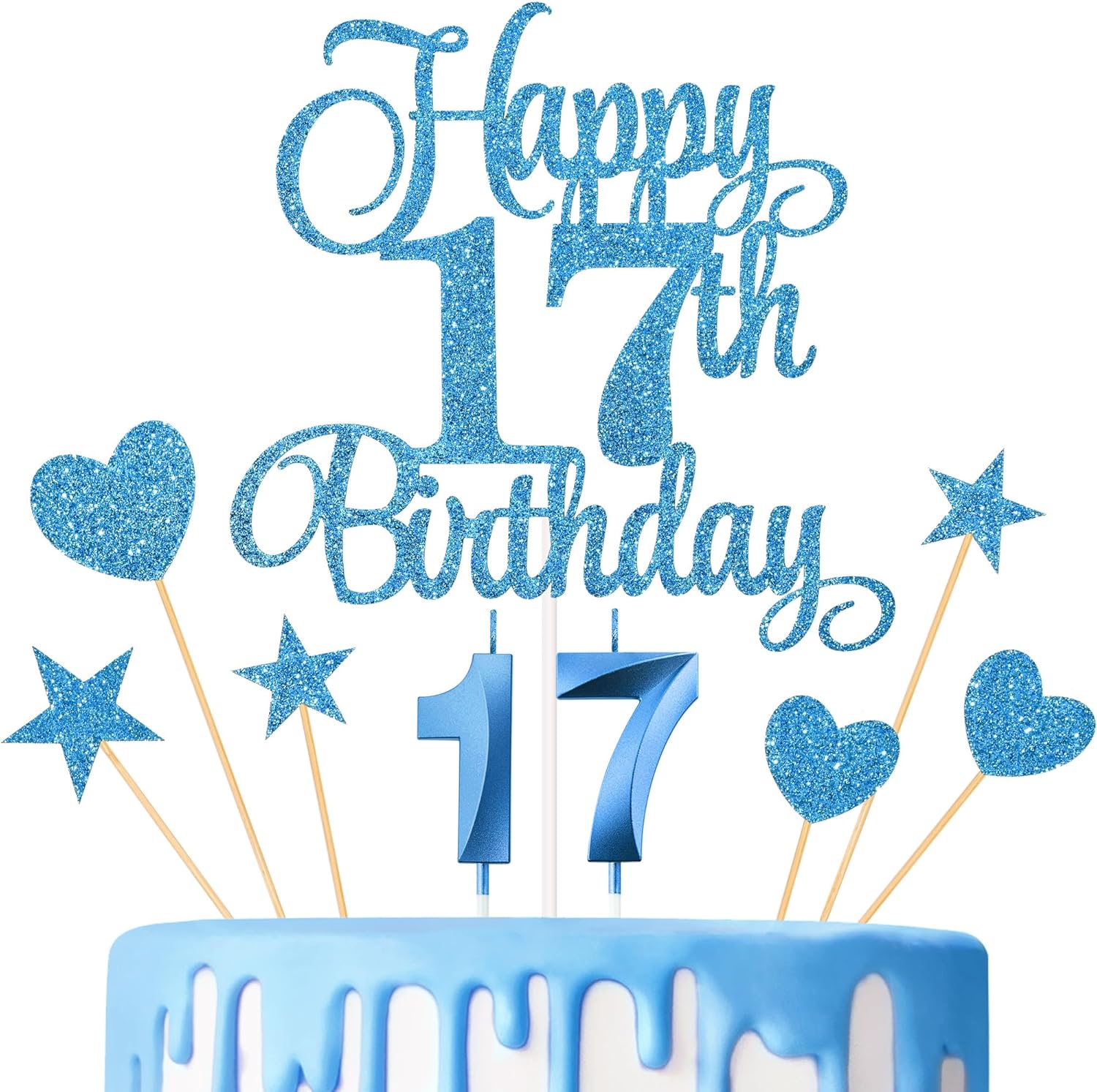Lecferrarc-17th-Birthday-Cake-Decorations,-17th-Birthday-Candles-Cake-Numeral-Candles-and-Happy-Birthday-520