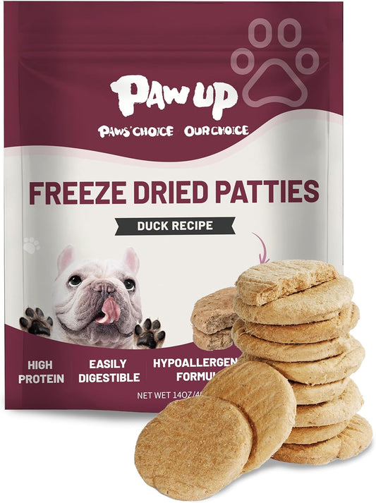 PAWUP-Freeze-Dried-Duck-Dog-Food-Topper-–-Sensitive-Stomach-&-Hypoallergenic-Formula,-411