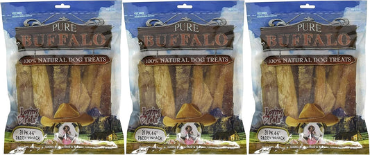 Loving-Pets-60-Pack-of-Pure-Buffalo-Paddy-Whack-Backstrap-Tendon-Treats,-225
