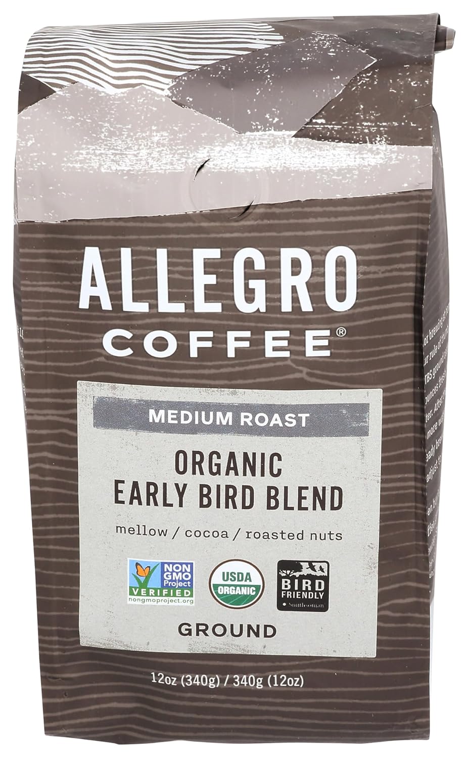 Allegro-Coffee-Café-molido-orgánico-Early-Bird,-12-oz------2666
