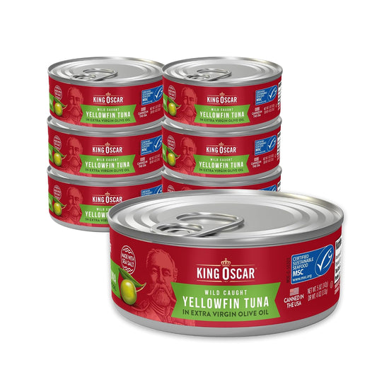 King-Oscar-Wild-Caught-Yellowfin-Tuna-Fillets-in-EVOO,-5-oz,-6-Pk-|-684
