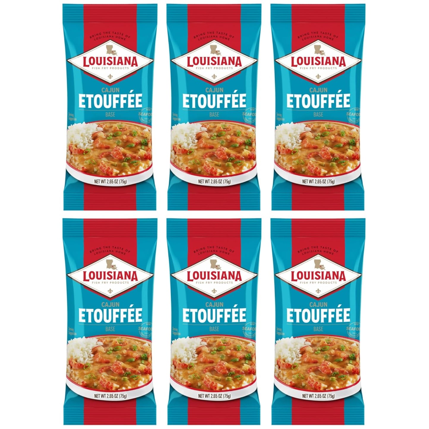 LOUISIANA-Cajun-Etoufee-Mix-2.65-oz-(paquete-de-6)-----915