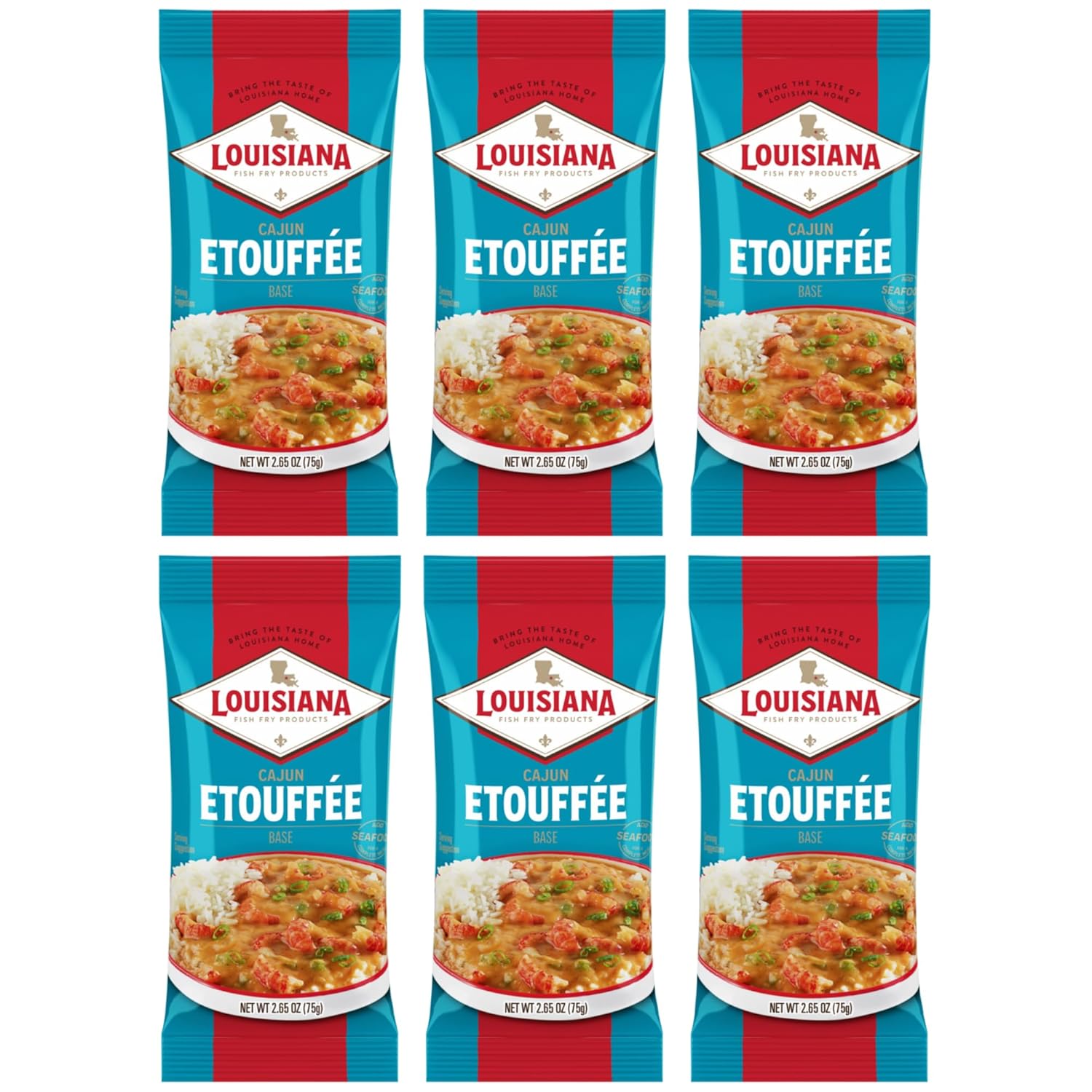 LOUISIANA-Cajun-Etoufee-Mix-2.65-oz-(paquete-de-6)-----918