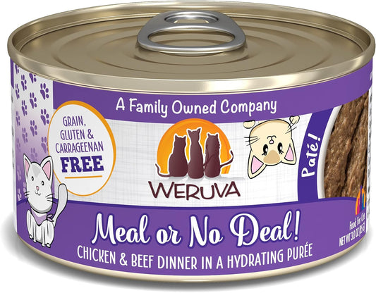 Weruva-Classic-Cat-Paté,-Meal-or-No-Deal!-with-Chicken-&-Beef,-3oz-1427