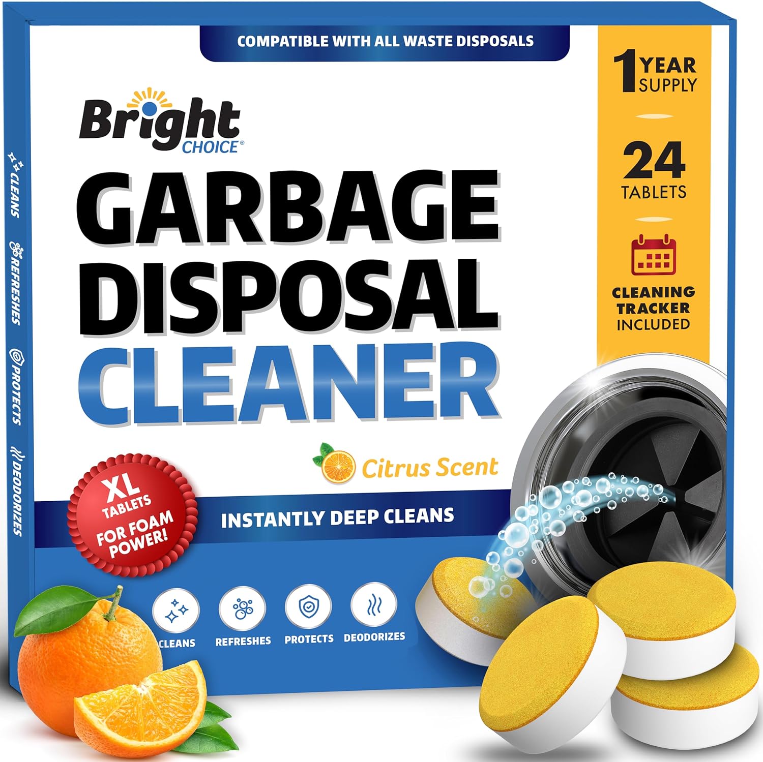 Garbage-Disposal-Cleaner-and-Deodorizer-Tablets---24-Pack,-XL-Citrus-Foaming-Tablet-for-Kitchen-894