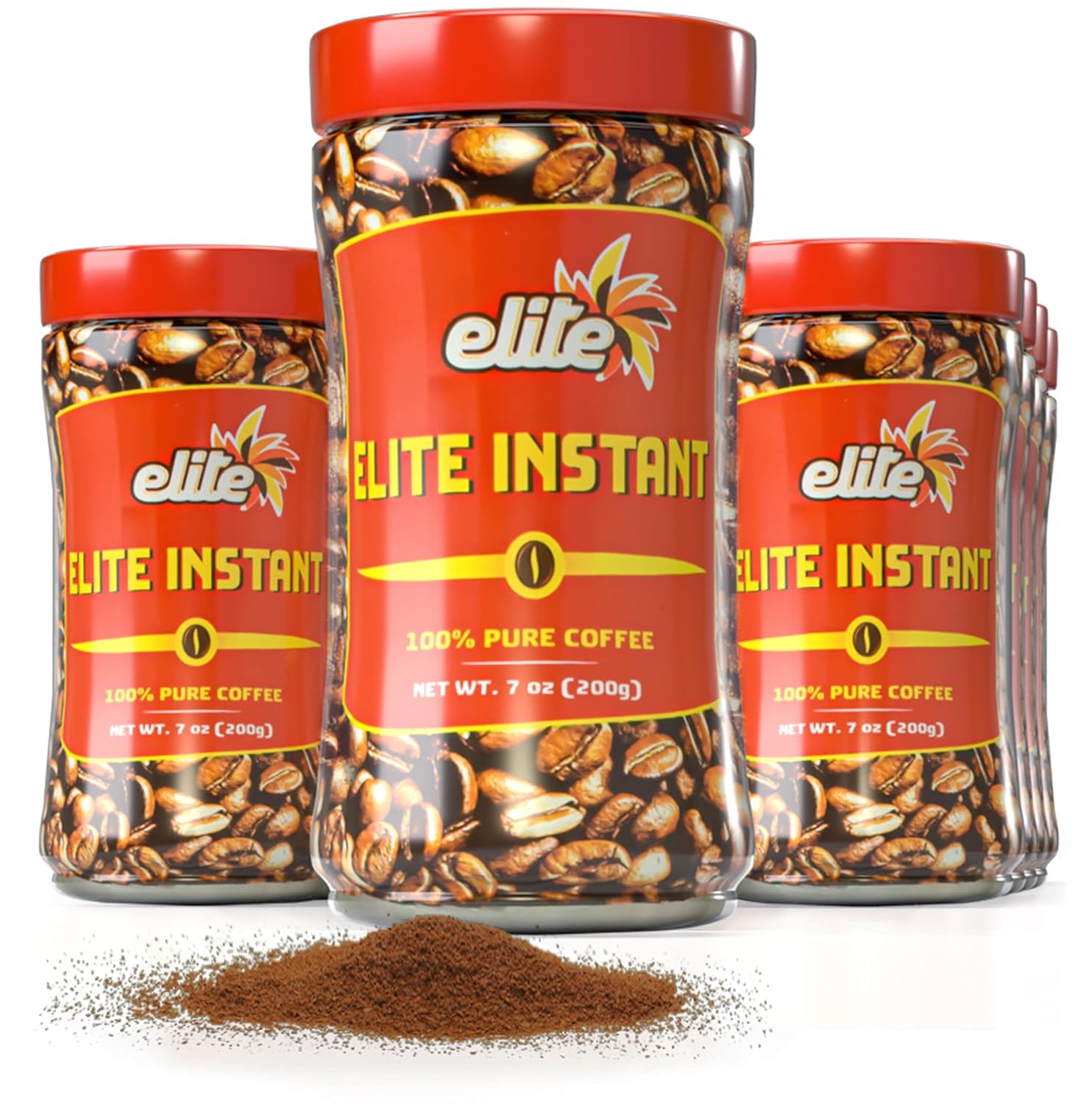 Elite-Instant-Coffee,-7oz-(12-Pack)-|-Rich-&-Aromatic,-Product-of-Israel,-1371