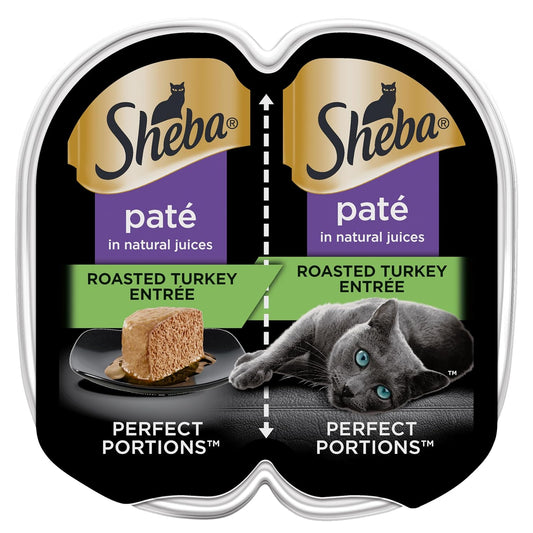 Sheba-Perfect-Portions-Wet-Cat-Food-Pate-Roasted-Turkey-Entree,-2.6-Twin-Pack----586