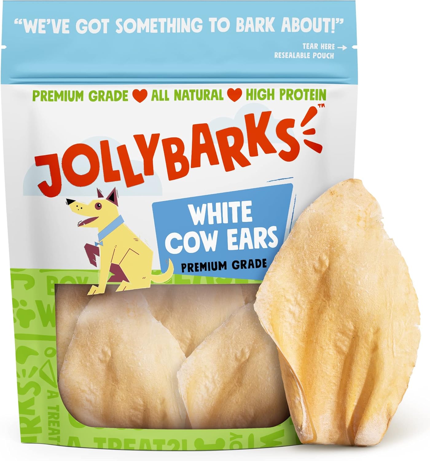 JollyBarks-White-Cow-Ears-for-Dogs---Rawhide-1074