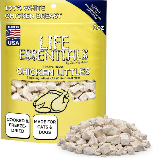 Life-Essentials-by-Cat-Man-Doo-|-Chicken-Littles---5oz-Bag-|-Freeze-Dried-Chicken-502