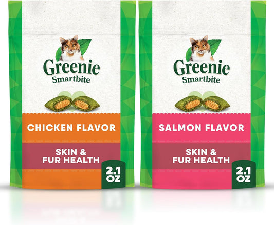 Salmon-Cat-Treats-for-Skin-&-Fur-Health,-Pack-of-2-Chicken-&-Salmon-124