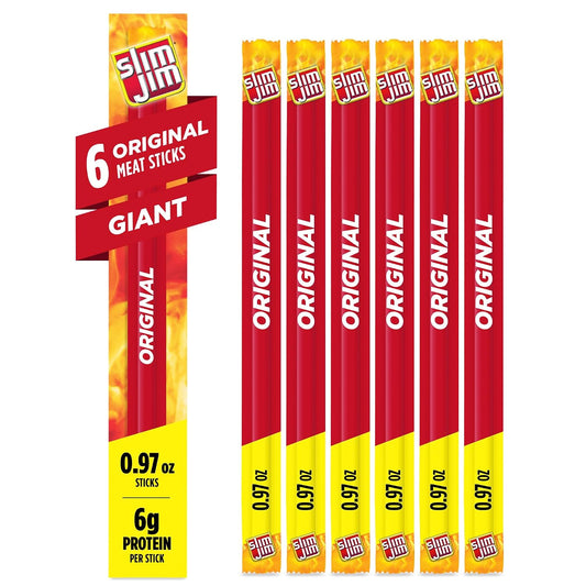 Slim-Jim-Giant-Smoked-Jerky-Sticks,-Original-Flavor,-0.97-oz.,-6-ct------973