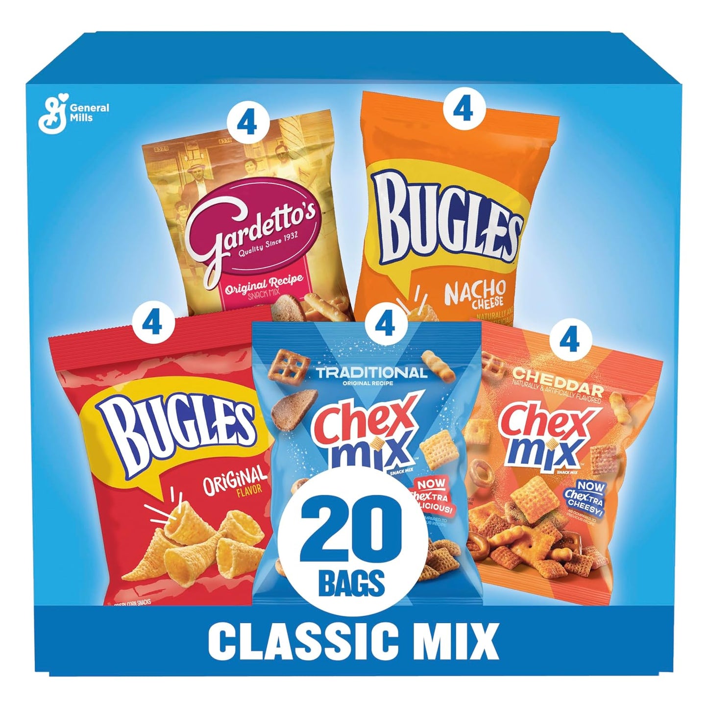 Classic-Mix-Snack-Variety-Pack,-Bugles,-Gardetto's,-Chex-Mix,-20-ct--|-Bugles-Original-Nacho-2520