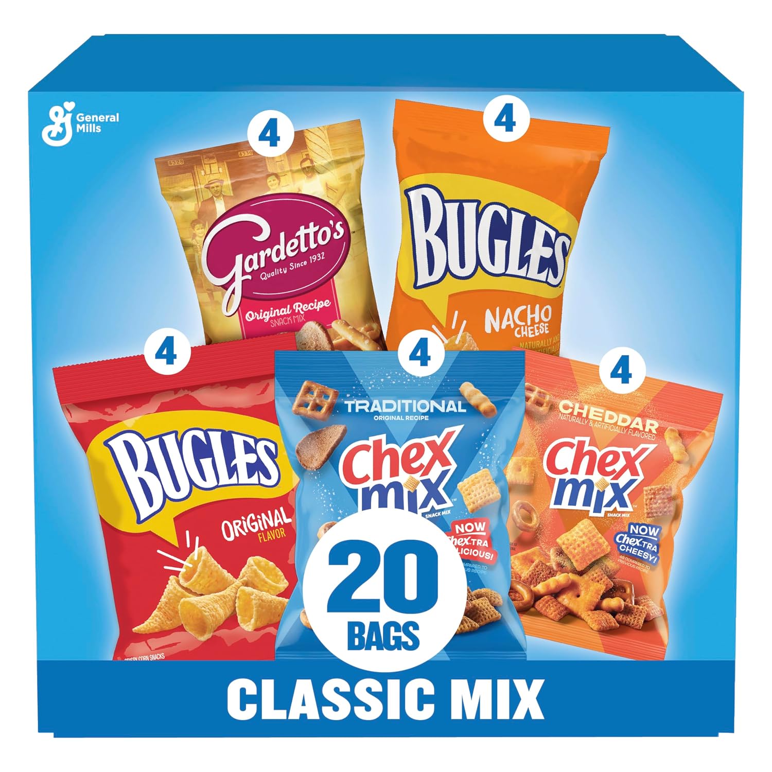 Classic-Mix-Snack-Variety-Pack,-Bugles,-Gardetto's,-Chex-Mix,-20-ct--|-Bugles-Original-Nacho-2520