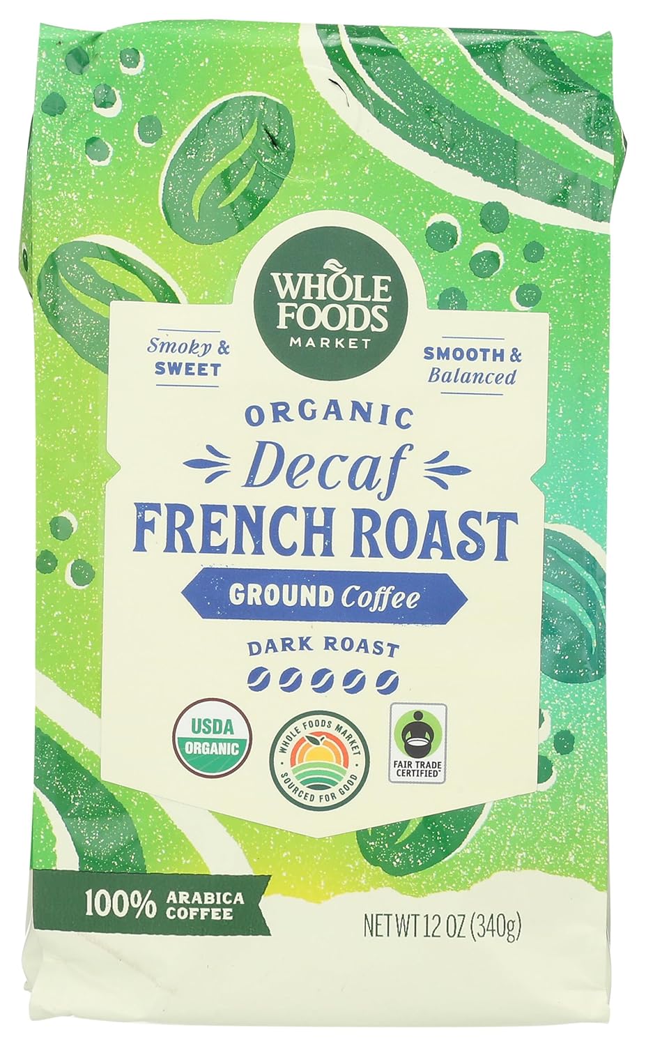 Whole-Foods-Market,-Organic-Decaf-Ground-Coffee,-Dark-French-Roast,-Smoky-&-Sweet,-2594