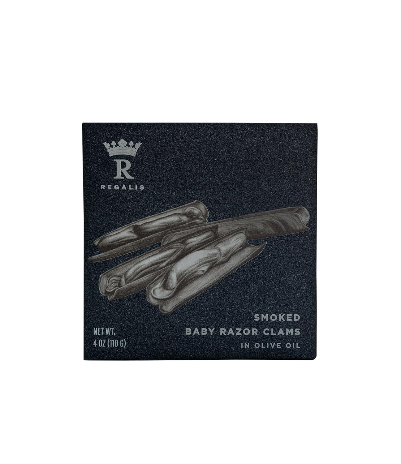 Regalis-Conservas,-Almejas-ahumadas-para-bebés,-mariscos-enlatados-españoles,-12/3.88-oz-----830