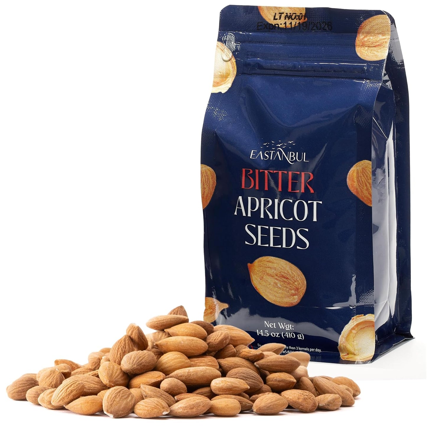 Eastanbul-Apricot-Seeds,-Apricot-Kernels,-Raw-&-Bitter-Seeds,-Vegan,-14.5oz--|-Natural-Raw-Seeds,-906
