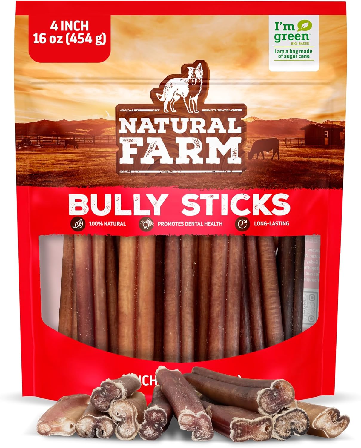 Natural-Farm-Odor-Free-Bully-Sticks-(4”,-16oz)-All-Natural-Long-Lasting-Chews,-1-Pizzle,-1379