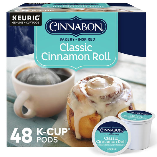Cinnabon-Classic-Cinnamon-Roll-Keurig-Single-Serve-K-Cup-Pods,-Light-Roast-Coffee,-48-Count-3199