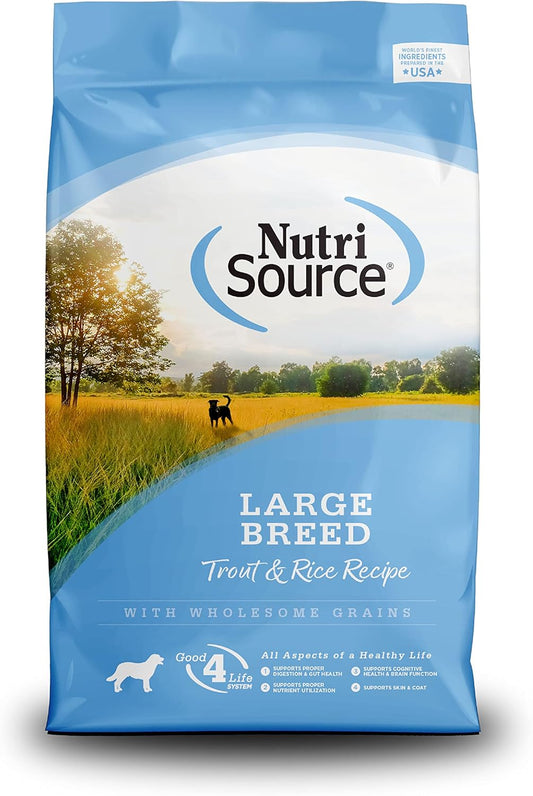 NutriSource-Dry-Dog-Food-for-Large-Breeds,-Trout-and-Rice,-26LB-----1388