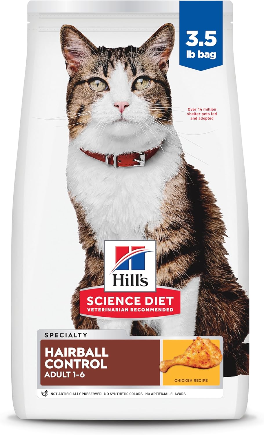 Hill's-Science-Diet-Hairball-Control,-Adult-1-6,-Hairball-Control-Support,-Dry-Food,-Recipe,-lb1682