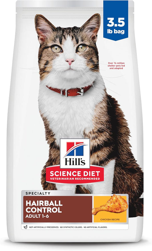 Hill's-Science-Diet-Hairball-Control,-Adult-1-6,-Hairball-Control-Support,-Dry-Food,-Recipe,-lb1682