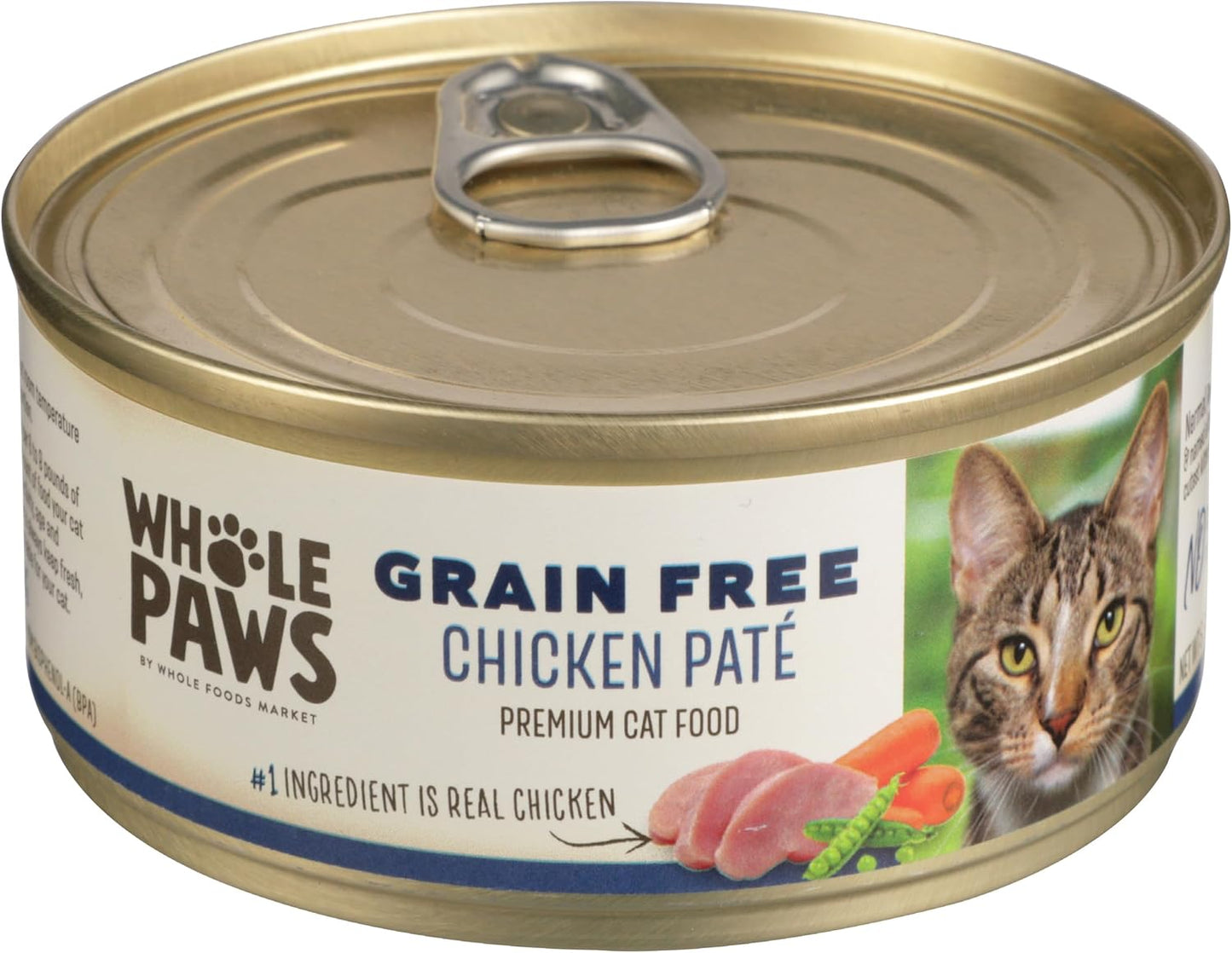 Whole-Paws,-Grain-Free-Wet-Cat-Food,-Chicken-Paté,-5.5-Ounce----1804