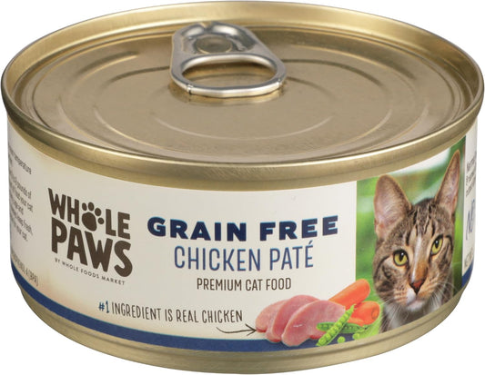 Whole-Paws,-Grain-Free-Wet-Cat-Food,-Chicken-Paté,-5.5-Ounce----1804
