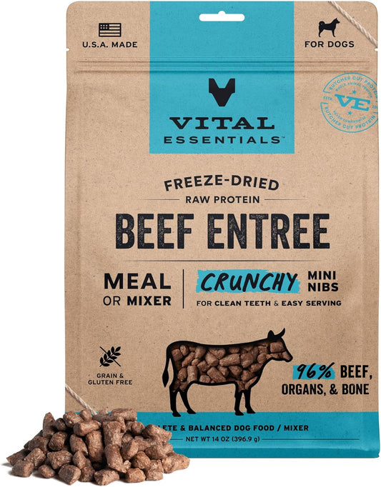 Vital-Essentials-Freeze-Dried-Dog-Food,-Raw-Beef-Crunchy-Mini-Nibs-|-Complete-2243