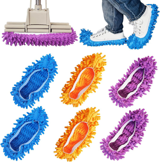 3-Pairs-Shoes-Cover-Duster,-Reusable-Mop-Slippers,-Microfiber-Dust-2434